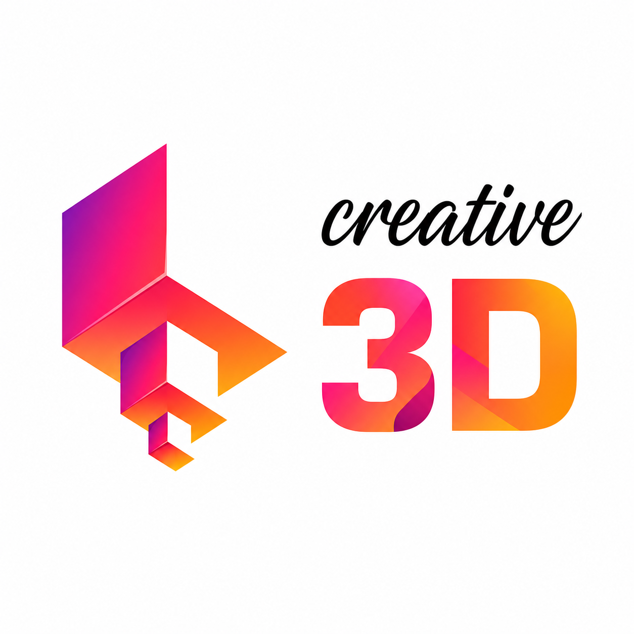 Creative 3D logo